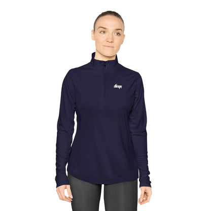 DINQR Ladies Quarter-Zip Sports Pullover