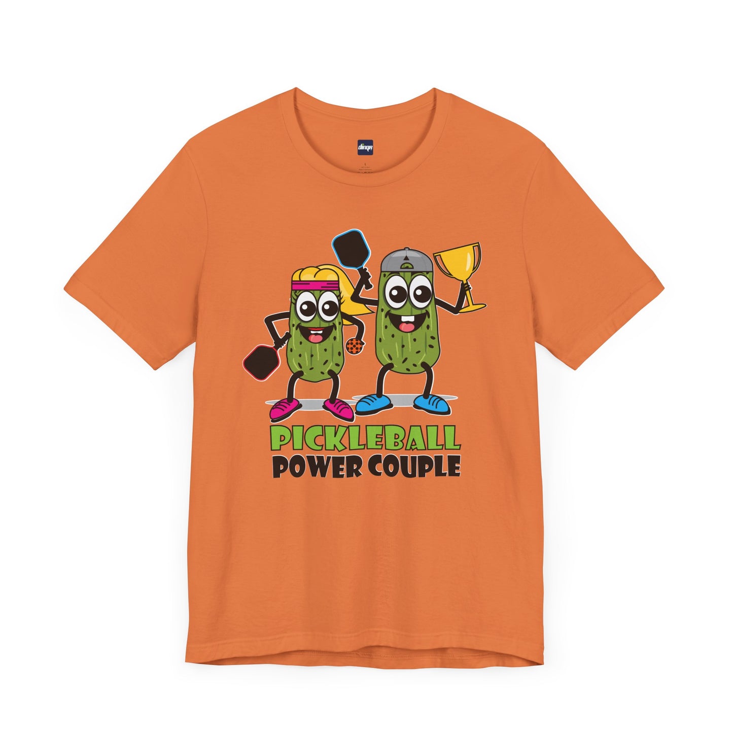 Pickleball Power Couple Tee - Fun Unisex Jersey Short Sleeve T-Shirt for Sports Lovers