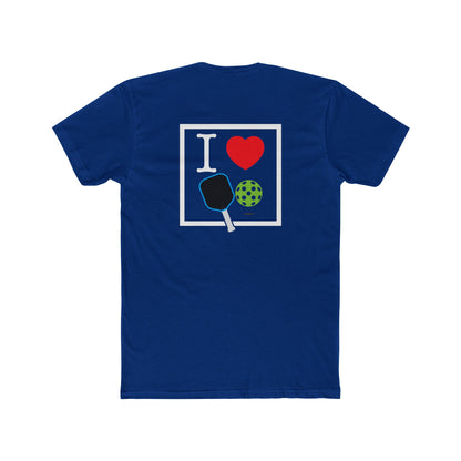 I HEART Pickleball's Unisex Cotton Crew Tee | Perfect Gift for Ping Pong Lovers | Casual Comfort